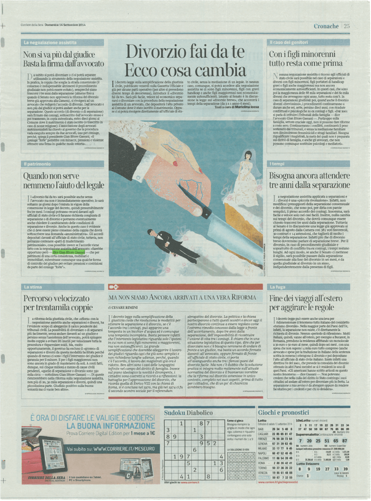 corriere-della-sera-14-9-2014-758x1024 Divorzio fai da te. Ecco cosa cambia