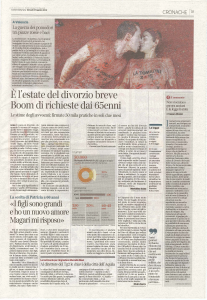 corriere-della-sera-27-8-20151-207x300 E' l'estate del divorzio breve. Boom di richieste da parte dei 65enni